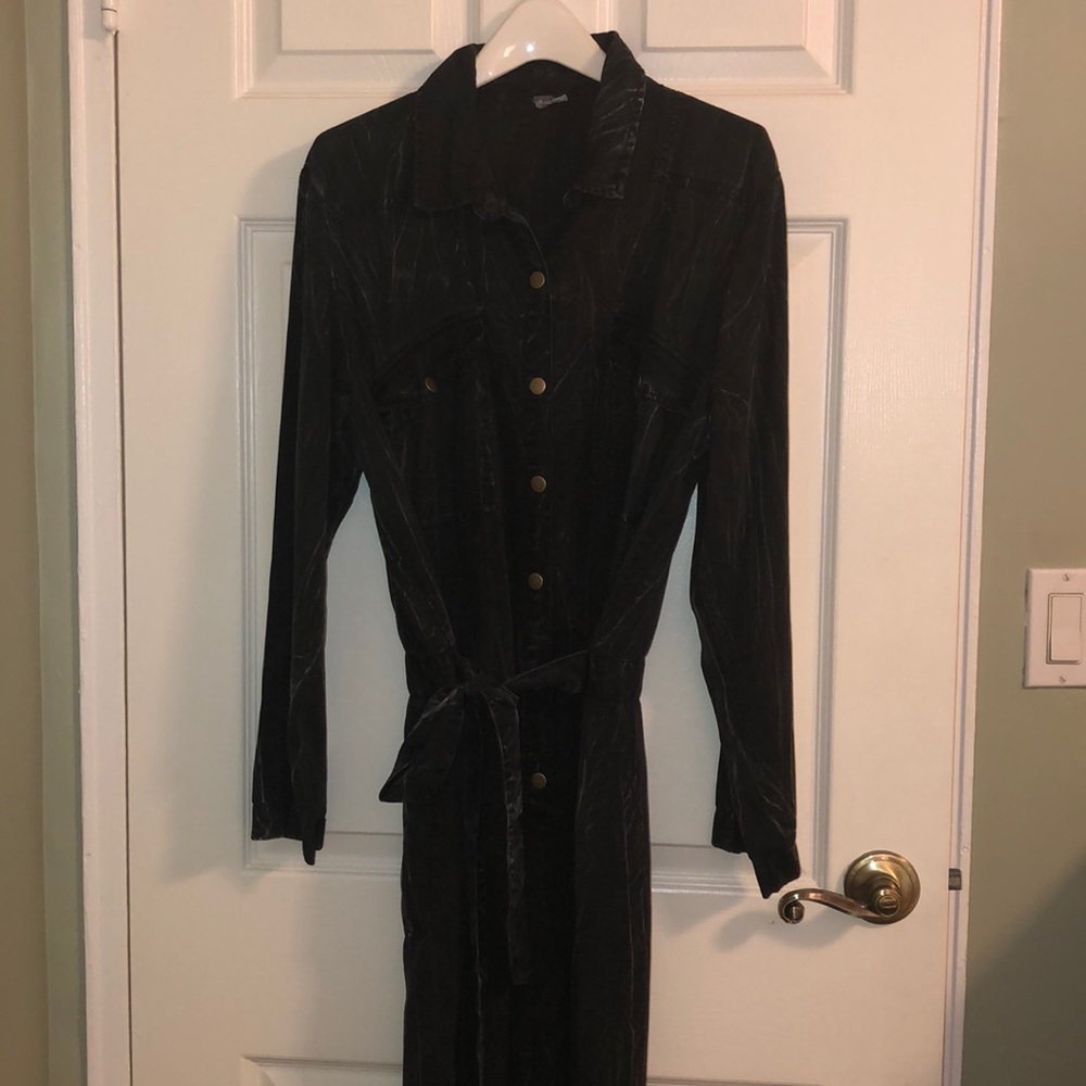 Young Free & Broke tye dye utility jumpsuit